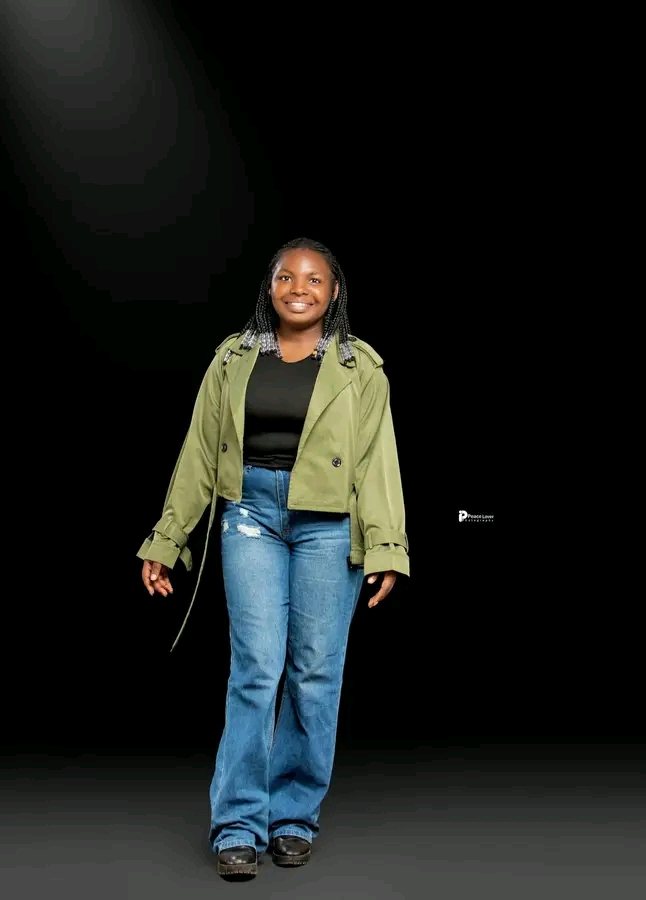 Studio fashion portrait