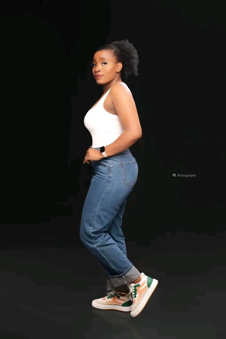 Studio fashion portrait